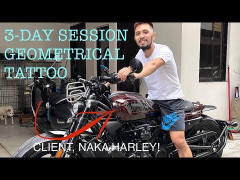 NAKA HARLEY DAVIDSON CLIENT NATIN! || VLOG 179 || TATTOO & TIME LAPSE