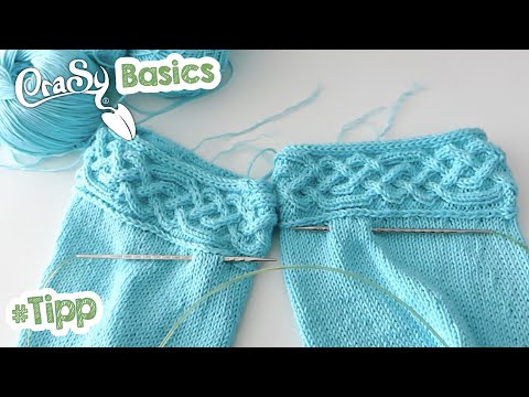 Knit 2 sleeves on one circular needle at the same time