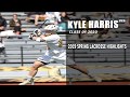 Kyle Harris 2020 LSM/DEF | 2019 Spring Lacrosse Highlights