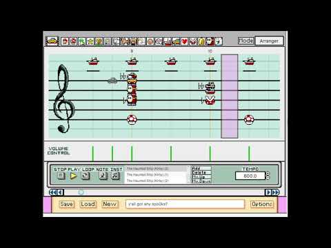 Mario Paint | Dethskullk Jam / The Haunted Ship - Kirby and the Rainbow Curse