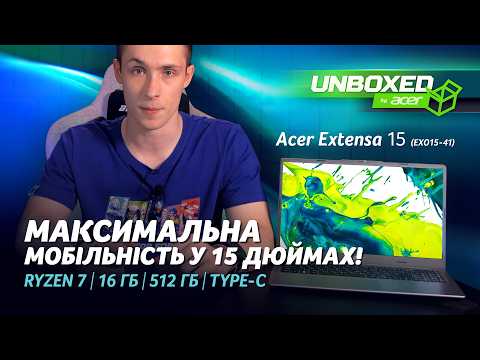 Ноутбук Acer Extensa 15 EXO15-41-R8WX (NX.EKUEU.002) Grey