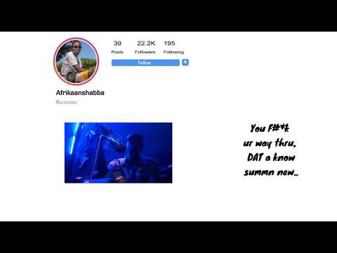 AfriKaanShabba- FVCK YOU  #FvckYouChallenge (Kizz Daniel Cover)