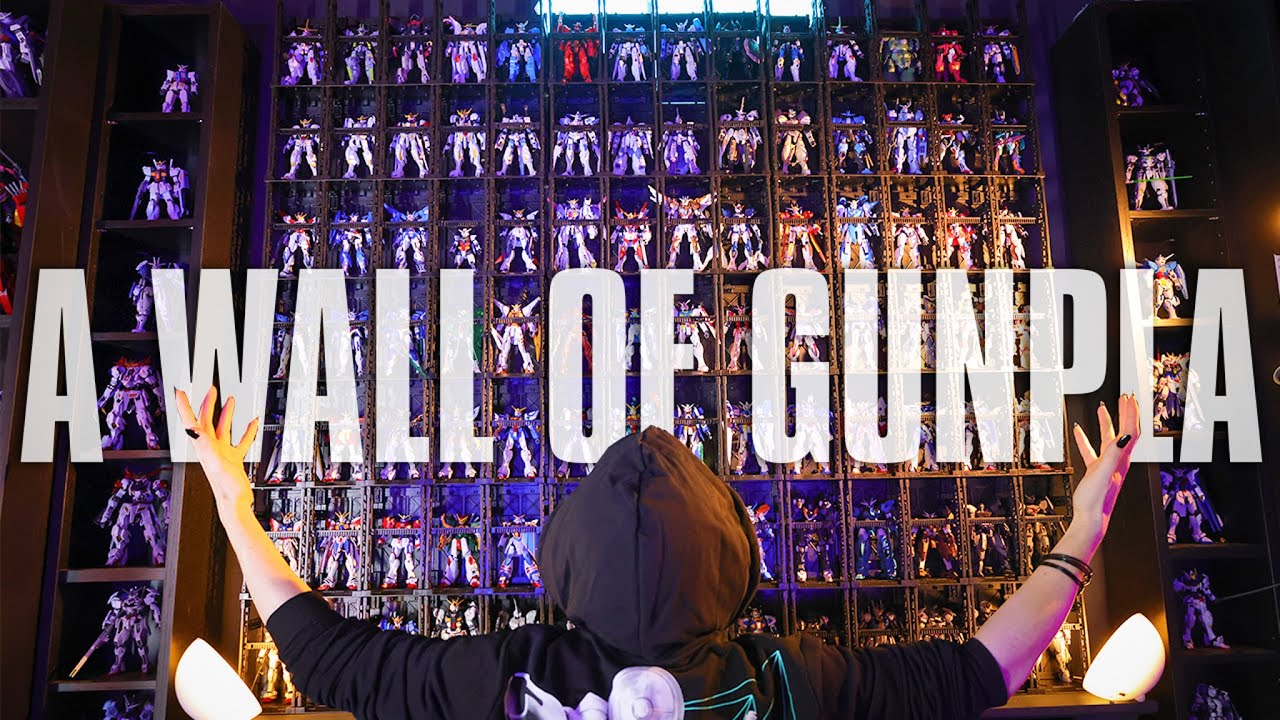 The Amazing $75 Display Wall That Can Hold 100 Gundam Model Kits!