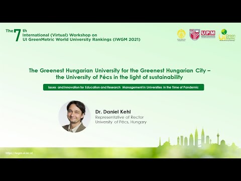 Dr. Daniel Kehl, Representative of Rector, University of Pécs, Hungary