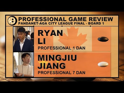NYIG Pro Review: 2020 Pandanet AGA City League Finals - Board 1