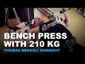 Thomas Benagli workout - Bench press bodybuilding