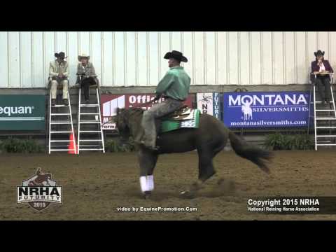 Hot Little Rebel ridden by Garth Hystad  - 2015 NRHA Futurity (NP Consolation Round)