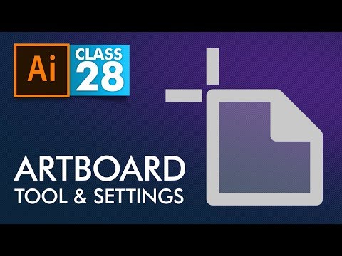 Adobe Illustrator Artboard Tool and Settings Class 28 Urdu Hindi