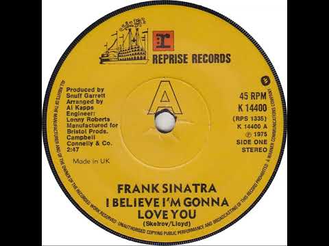 UK New Entry 1975 (320) Frank Sinatra - I Believe I'm Gonna Love You