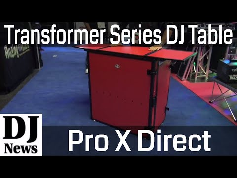 Pro X Direct Transformer Series Fold Away DJ Table Stand | Disc Jockey News