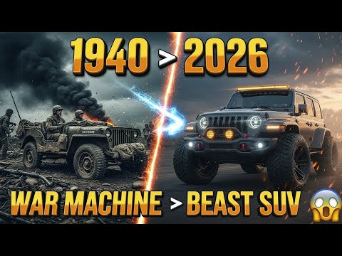 From War Machine to Beast SUV 😳 | Jeep Evolution 1940–2026