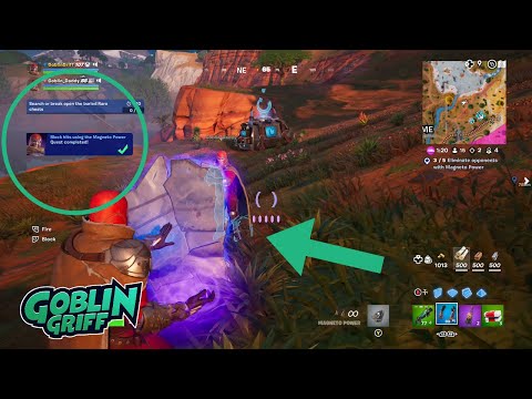 How to Block hits using the Magneto Power (easy method) | Fortnite Magneto Questline