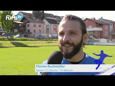Florian Buchmüller - TV Mörsch - zum Spiel vs. ATSV Kleinsteinbach, FuPa.tv-Interview, 30.4.2017