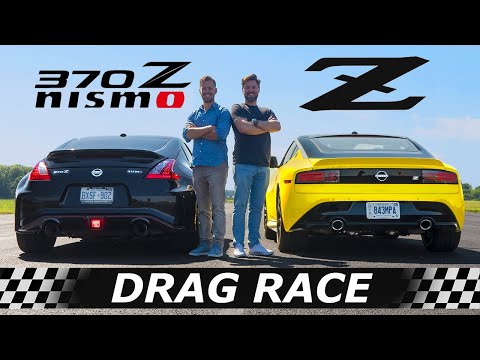 2023 Nissan Z vs Nissan 370Z NISMO // DRAG RACE & LAP TIMES