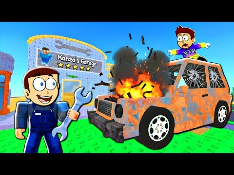 Roblox Repair a Car 🔧| Shiva and Kanzo Gameplay