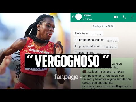 Esclude la campionessa dagli Europei di atletica e lei si vendica pubblicando la chat di WhatsApp