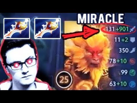 Miracle- DON'T MAKE HIM ANGRY ! Monkey King 1000+ Damage with Double Divine 7.06 Dota 2