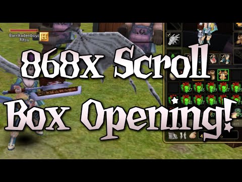 Flyff - 868x (Protect) Scroll Event Box Opening! Wie viele Change Awakenings +Rimyth Set erwecken?