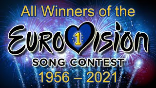 All Winners of the Eurovision Song Contest (1956-2021)