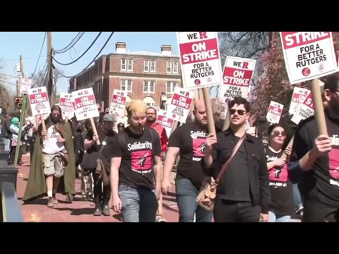NJ Rutgers University Faculty Strike Day Five Latest