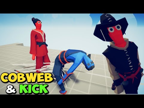 🕸️Cobweb & Kick! Spider Mage and Taekwondo vs Every Faction - Totally Accurate Battle Simulator TABS
