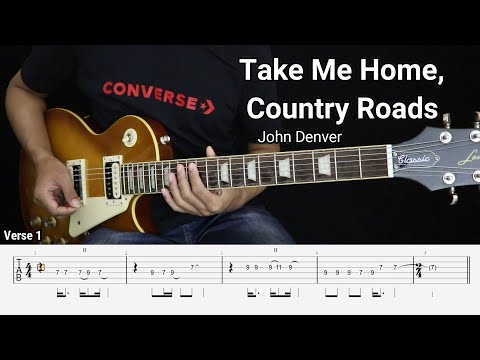 Take Me Home, Country Roads - John Denver - Guitar Instrumental Cover + Tab