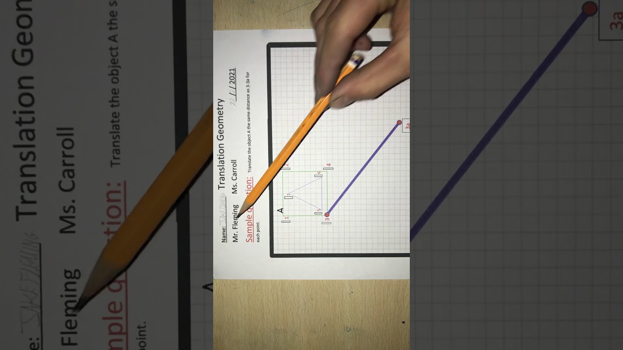 Translation geometry worksheet