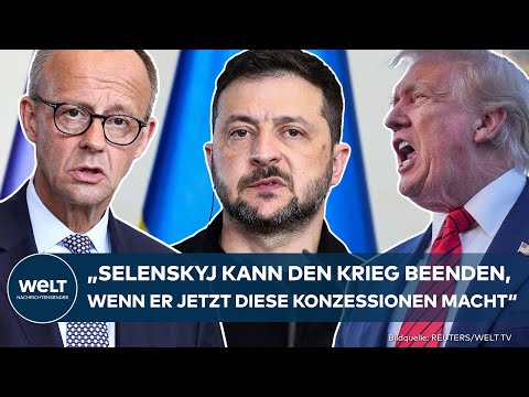 WASHINGTON: Trump macht Druck! Ukraine soll Krim aufgeben – Deutsche Regierung zaudert