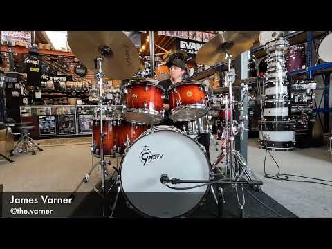 Gretsch USA Custom 5pc Drum Kit in Savannah Sunset