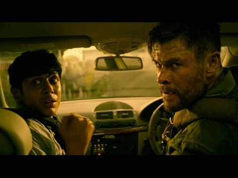 Car chasing scene | Extraction (New 2020 movie)