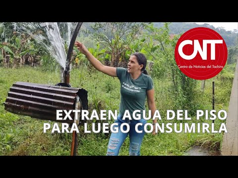 Extraen agua del suelo para ser consumida: en Torondoy, municipio Torbes | Noticias Táchira