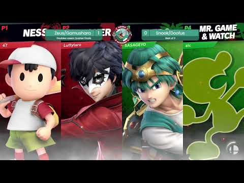 Koopa Academy 1: Zeus/Gamushara vs Snook/Doofus - Doubles Winners Finals