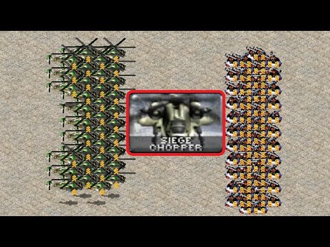 GGi vs Siege Chopper - Same Cost - Red Alert 2