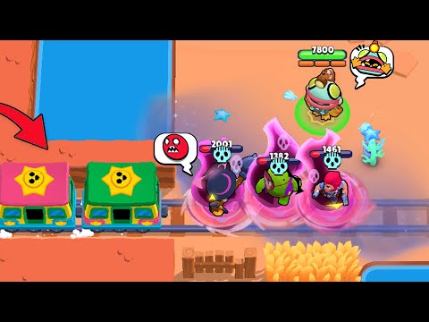 OP GLOWBERT vs NOOBS HYPERCHARGE BUFFIE in TROLL MAP 🤣 Brawl Stars 2026 Funny Moments Fails ep.1942