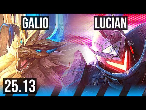 GALIO vs LUCIAN (MID) | 5/3/18 | KR Challenger | 25.13