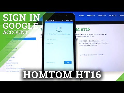 How to Add Google Account in HOMTOM HT16 – Google Account Activation