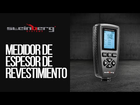 vídeo - Medidor de espesor de revestimiento - rango de medición 0 - 1.400µm - ±2,5% + 1μm
