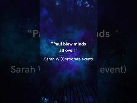 Paul Innes - Multi-Award Winning Magician & Entertainer video.