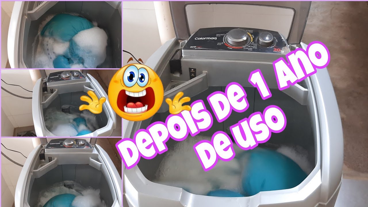 LavadoraTanquinho colormaq 20k depois de 1 ano de uso.