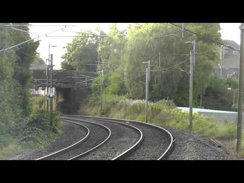 37602/37194 6K73 Sellafield - Crewe flasks passing Lancaster 4th September 2012
