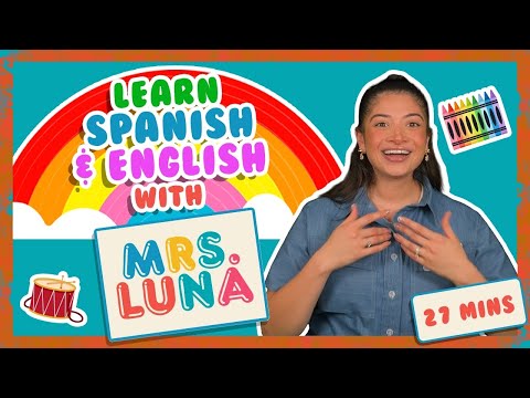 Mrs. Luna - Spanish & English Learning Videos and Navy and Ryan - Bilingual Learning Songs