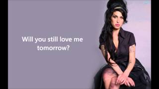 amy winehouse will you still love me tomorrow Music