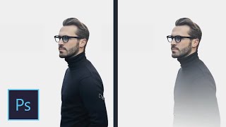 How To Make Fading Gradient Transparent Effect - Photoshop Tutorial -