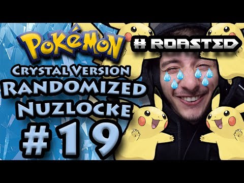 Pokemon Crystal Randomized Nuzlocke W/ ShortTempered Ep 19- PIKACHU ROASTS ME!!!!