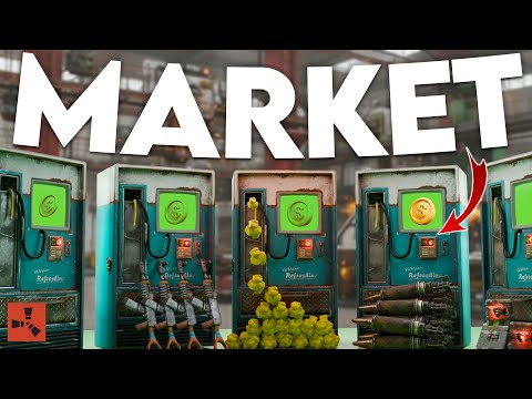 WİPE GÜNÜ YAPTIĞIM MARKET SAYESİNDE SINIRSIZ SÜLFÜR ELDE ETMEK.!! (100K SÜLFÜR) Rust Türkçe