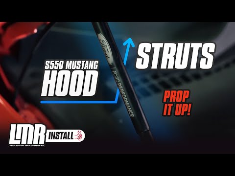 2015-2023 Mustang Ford Performance Hood Strut Kit - Review & Install