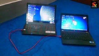 How to Connect two Computer in a Local Area Network ( LAN ) using Cat5 cable: