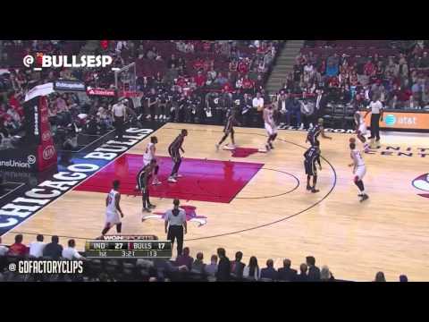 Nikola Mirotic Full PS Highlights vs Pacers (2015.10.20) - 15 Pts, 7 Reb