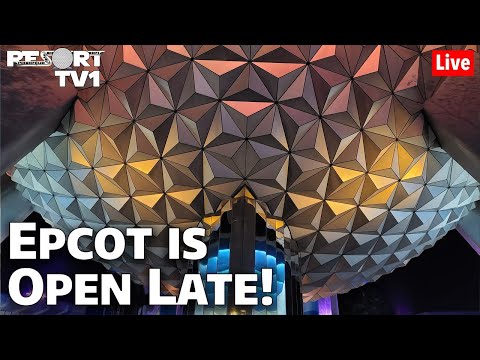 🔴Live: Epcot is Open Late!  A Relaxing Evening at Walt Disney World (Live Stream)