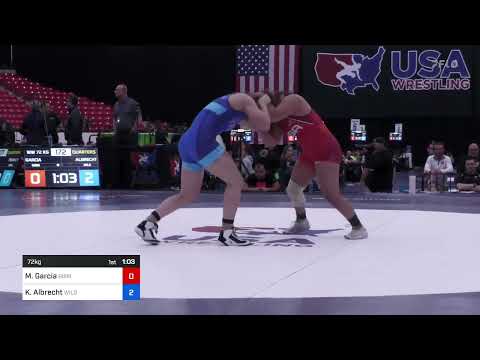 72 Kg Quarters - Marilyn Garcia, Birmingham Community Charter High School Wrestling Vs Kaylynn Alb